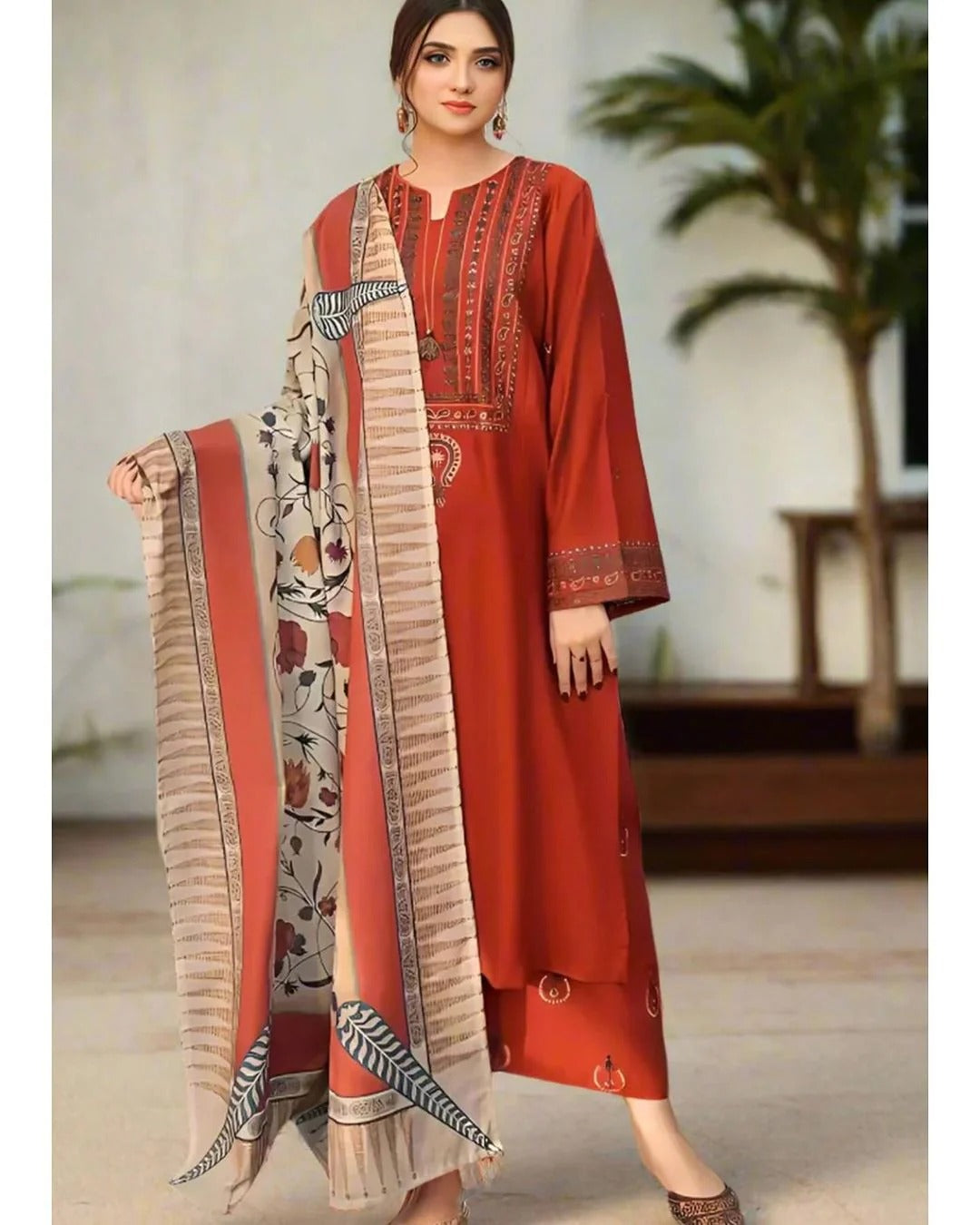 ,,,,,,Ayat Embroidered 3pcs 