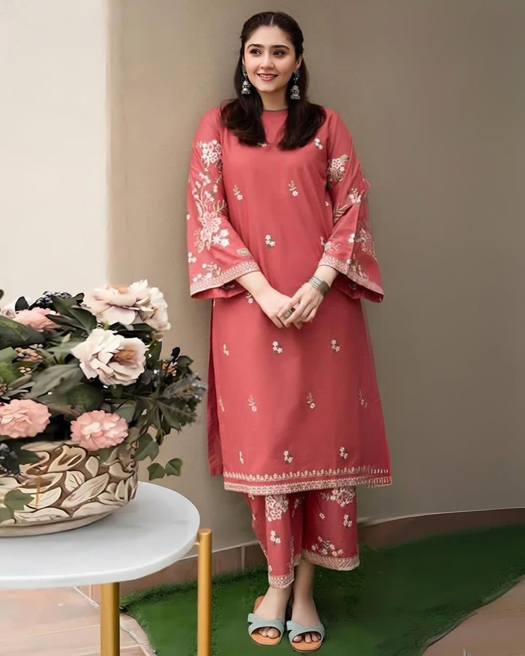 ASHNA COTTON LUXURY  CO-ORD SET