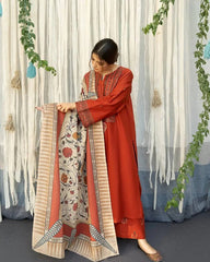 ,,,,,,Ayat Embroidered 3pcs 