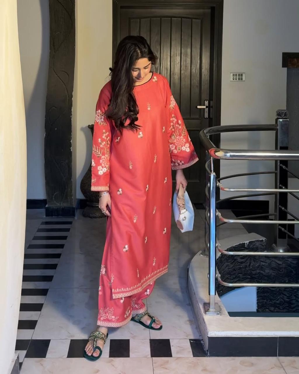 ASHNA COTTON LUXURY  CO-ORD SET