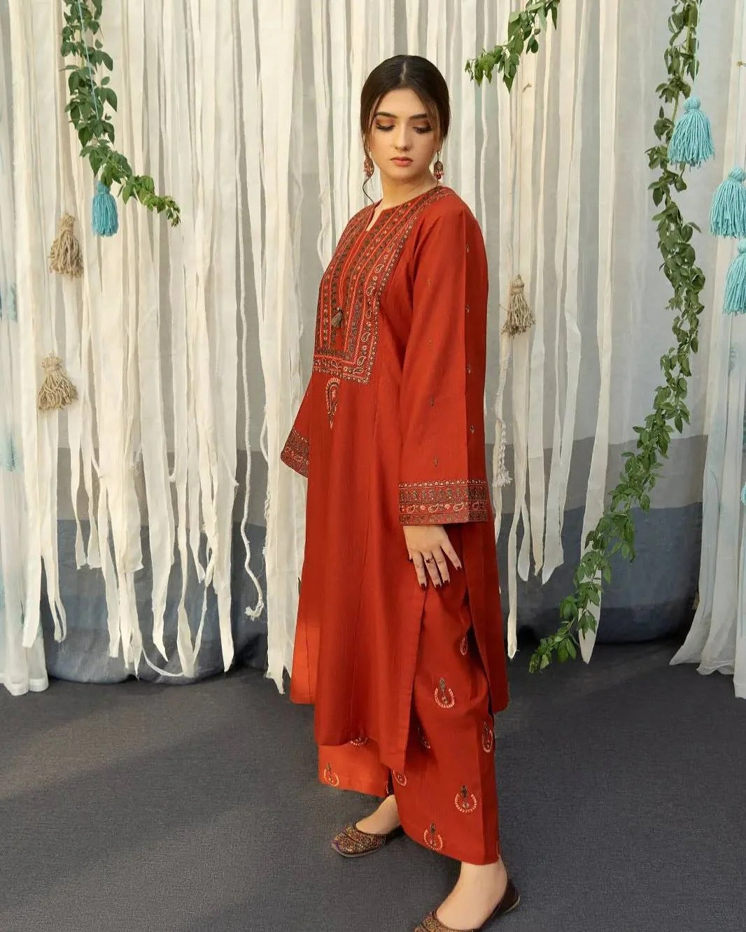 ,,,,,,Ayat Embroidered 3pcs 