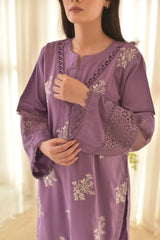 Embroidered 3pcs dress