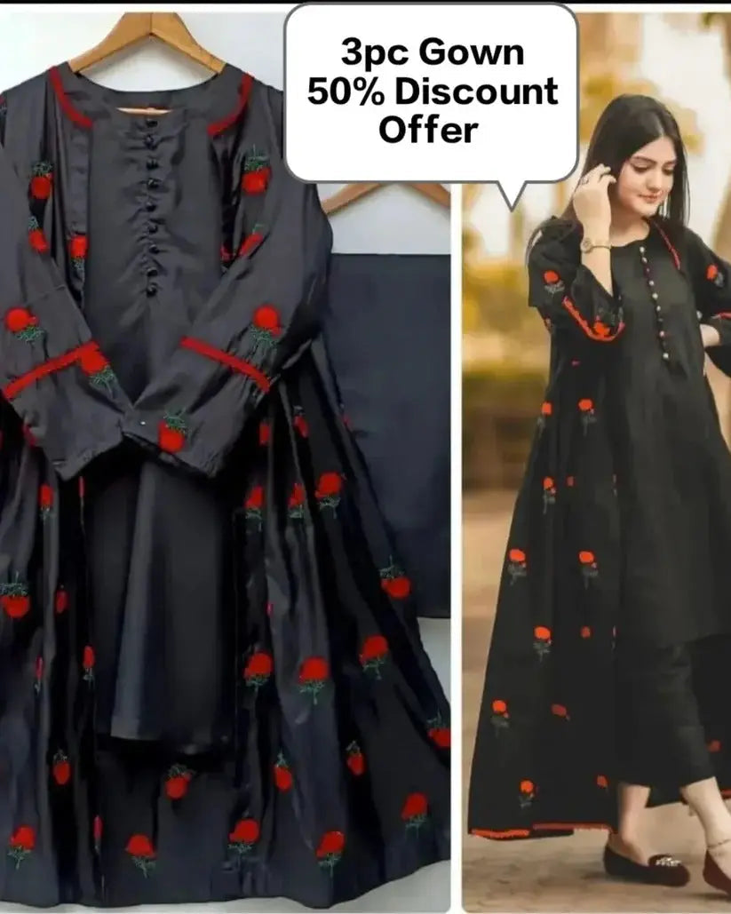 Gown 3pc 