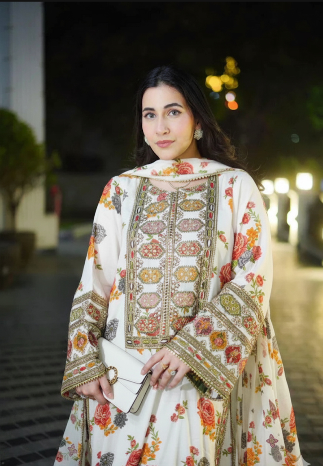 kareena  Embroidered Silk 3PC