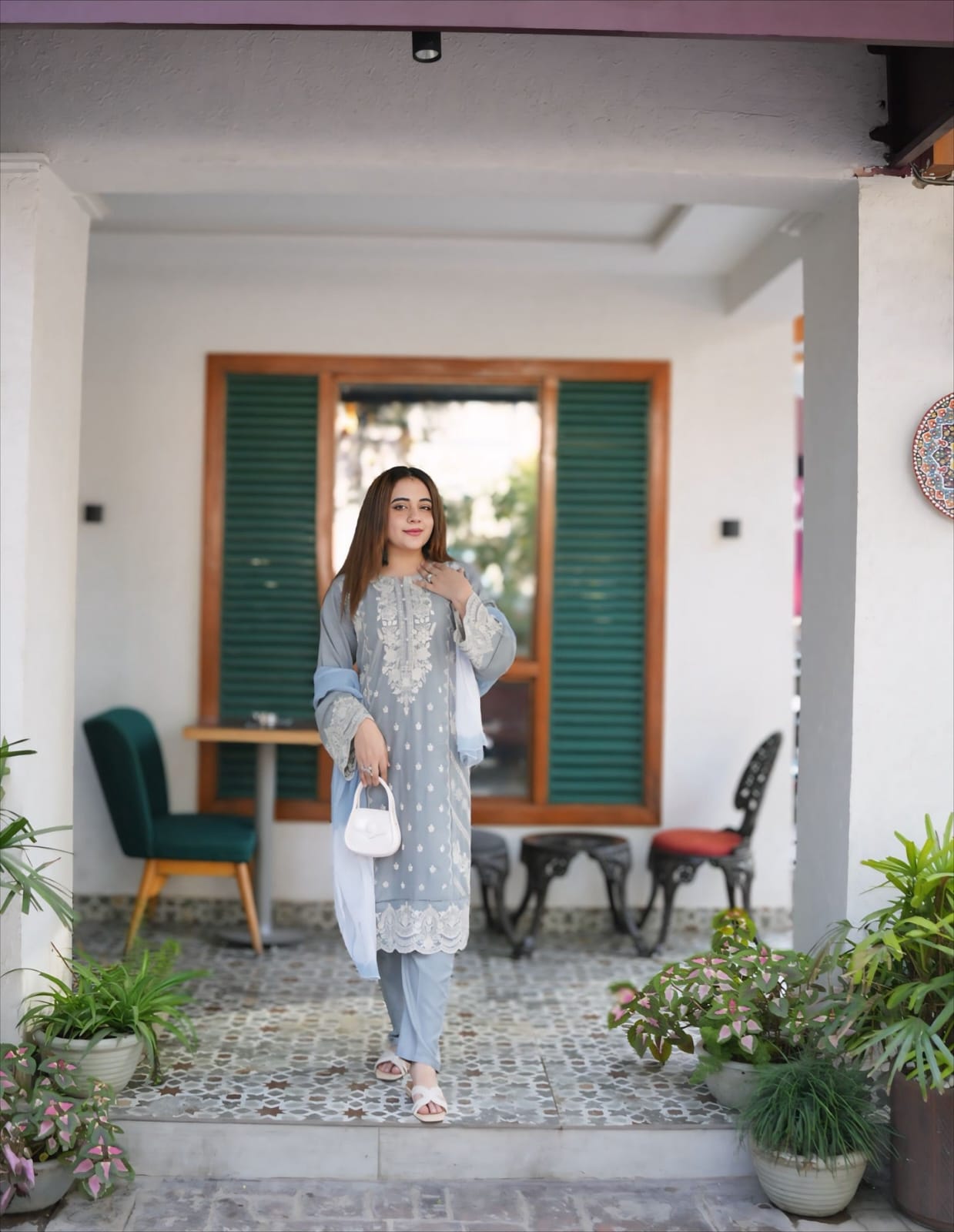 SANOBER EMBROIDERY 3PC