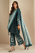 Green Queen Digital printed Khaddar 3PC