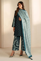 Green Queen Digital printed Khaddar 3PC