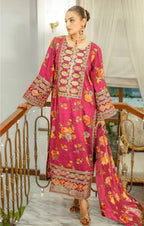 kareena  Embroidered Silk 3PC