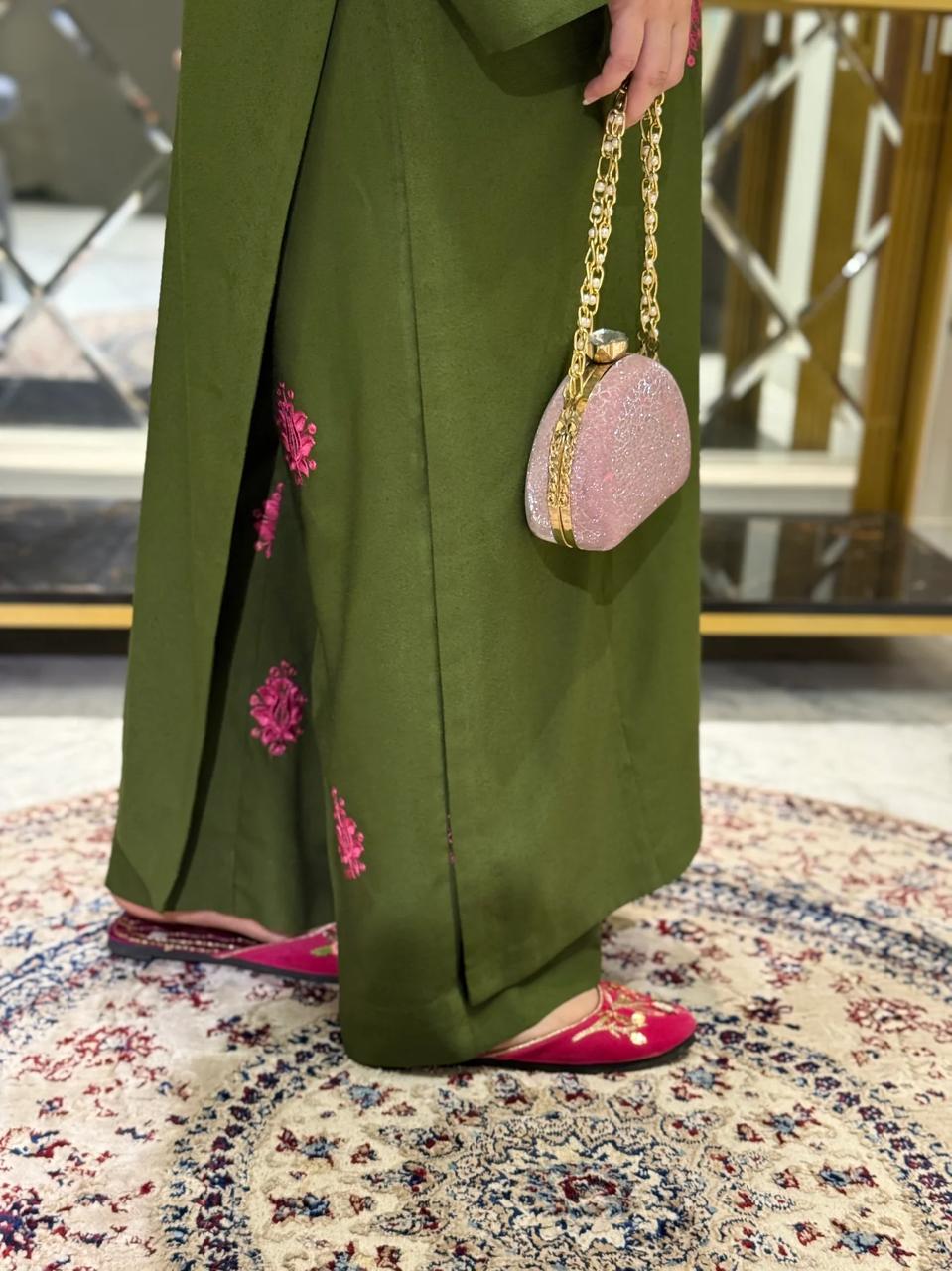 ROHNI 2PC   LUXURY PREMIUM BRAND STONE LINEN FABRIC