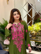 ROHNI 2PC   LUXURY PREMIUM BRAND STONE LINEN FABRIC