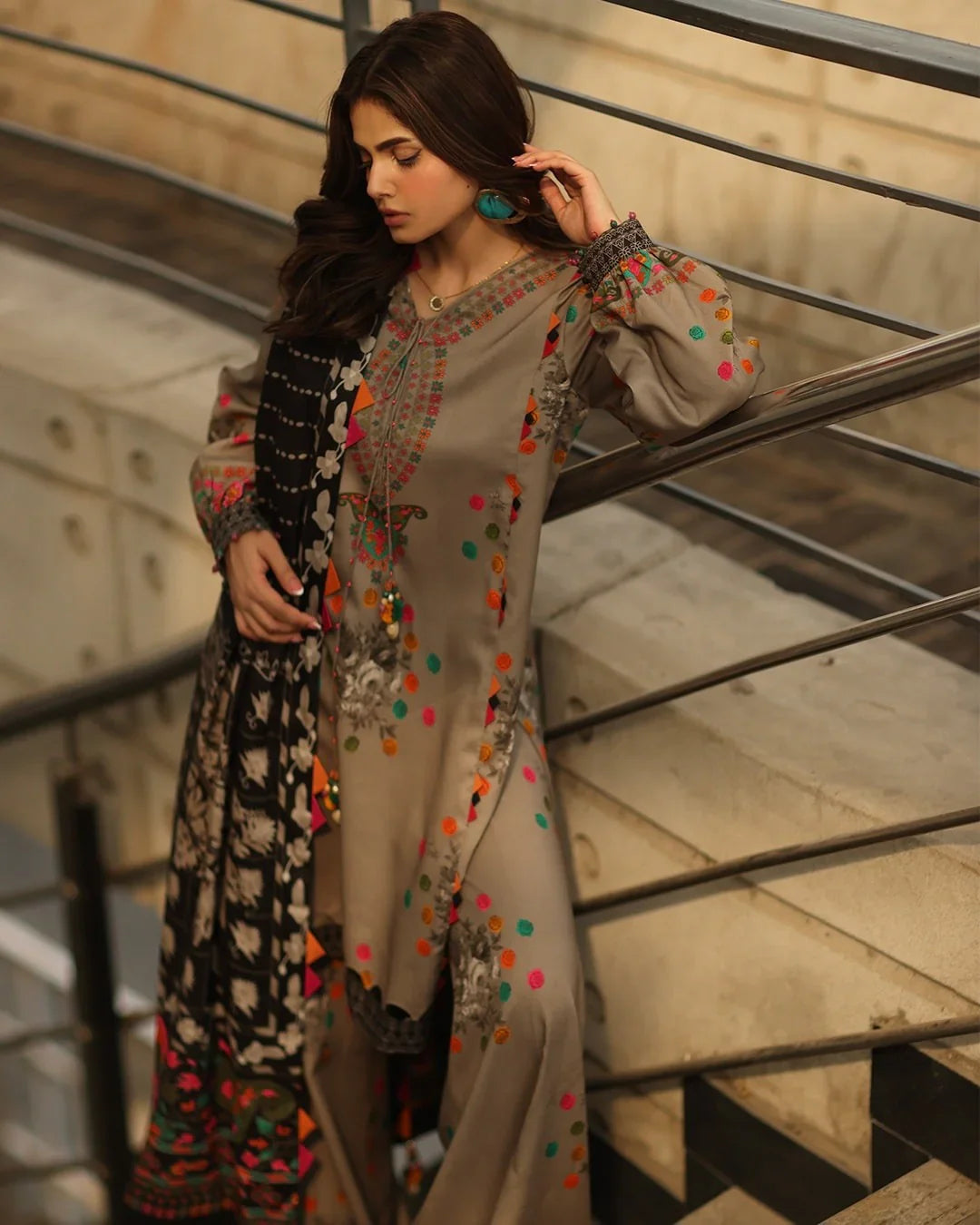 Chandni Soft grip silk 3pc