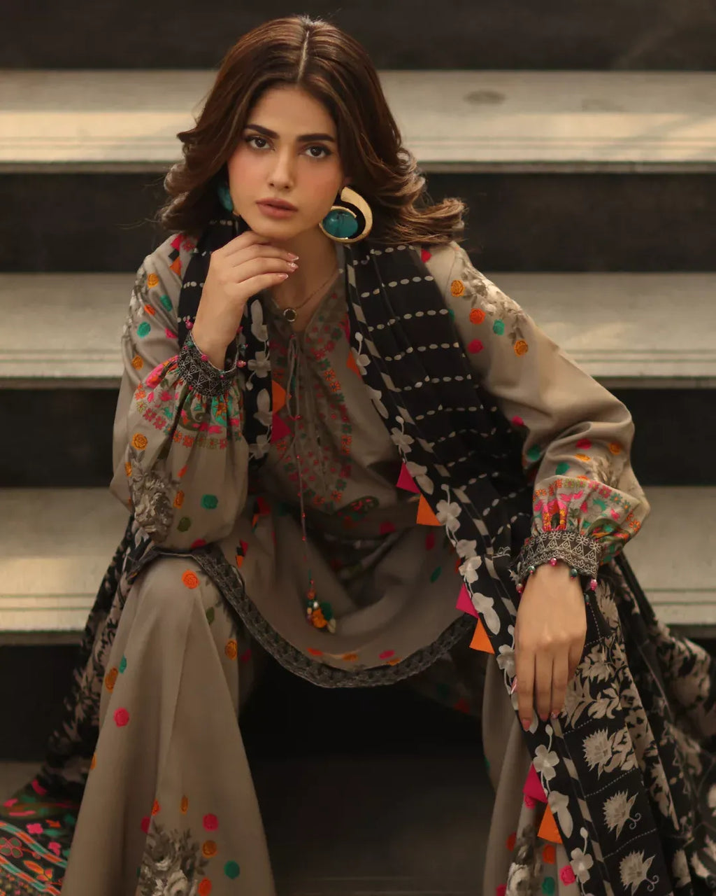 Chandni Soft grip silk 3pc