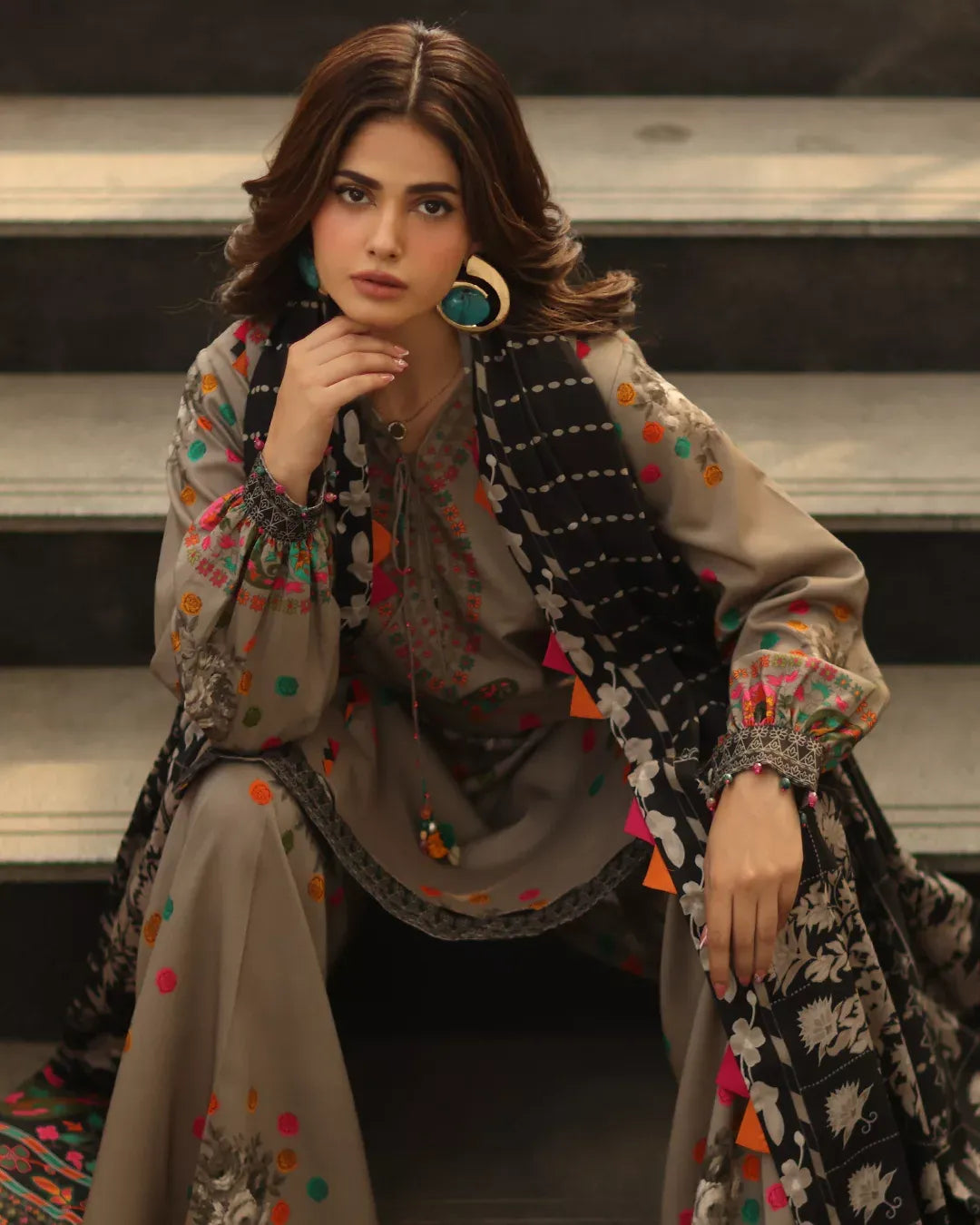 Chandni Soft grip silk 3pc