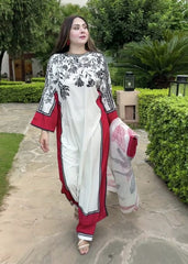 Printed 3pcs dress